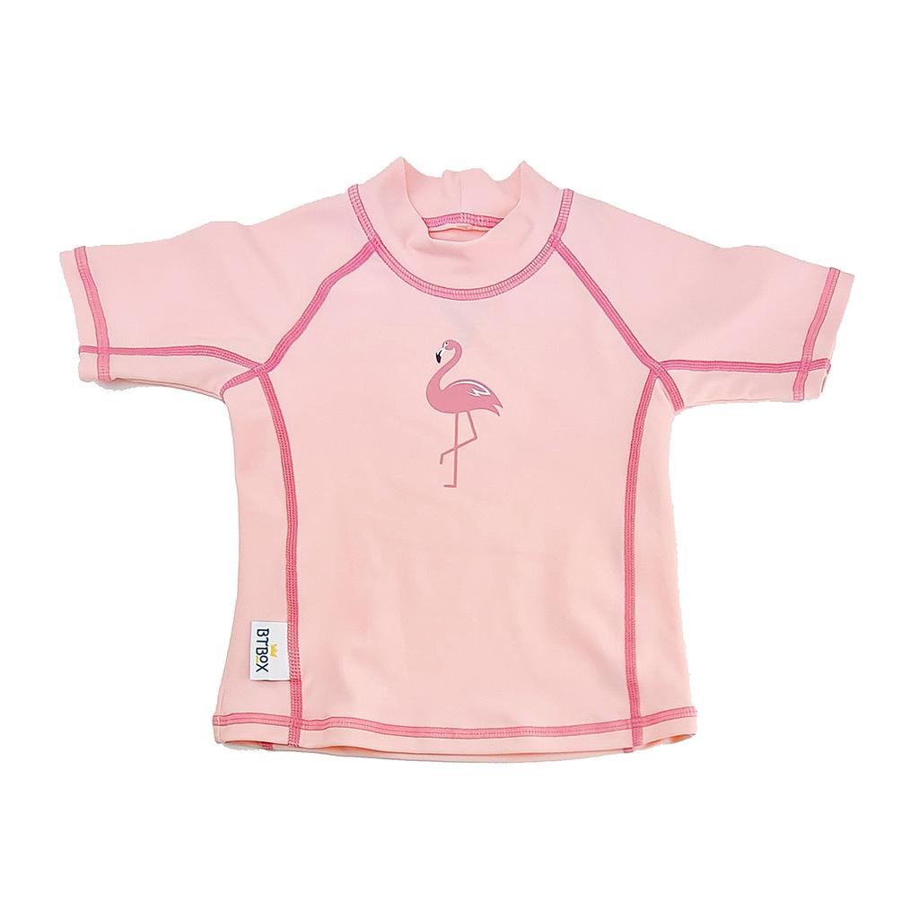 CAMISETA BTBOX SUMMER 2023 UPF 50+ M/C FLAMINGOS 12-24 MESES