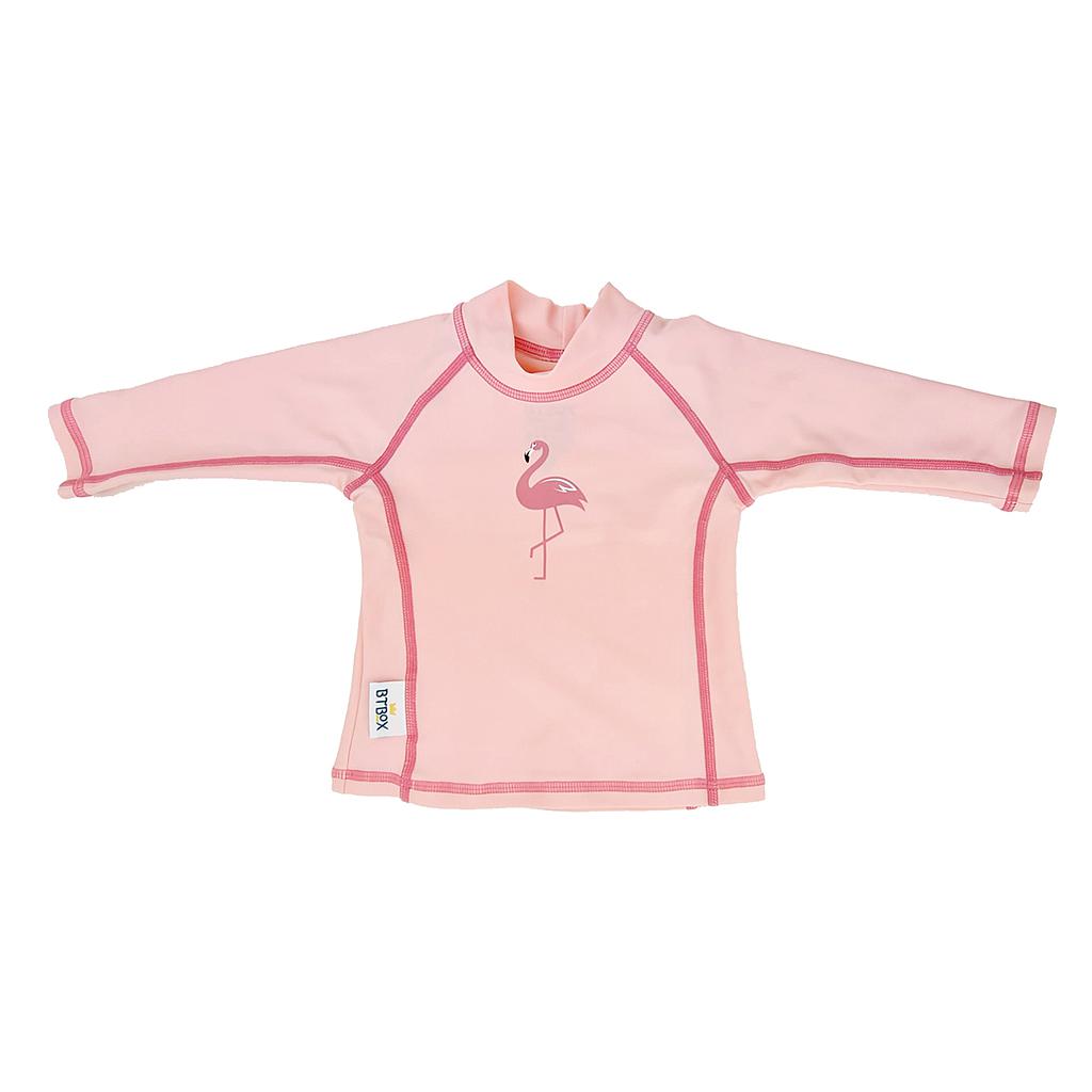 CAMISETA BTBOX SUMMER 2023 UPF 50+ M/L FLAMINGOS 12-24 MESES