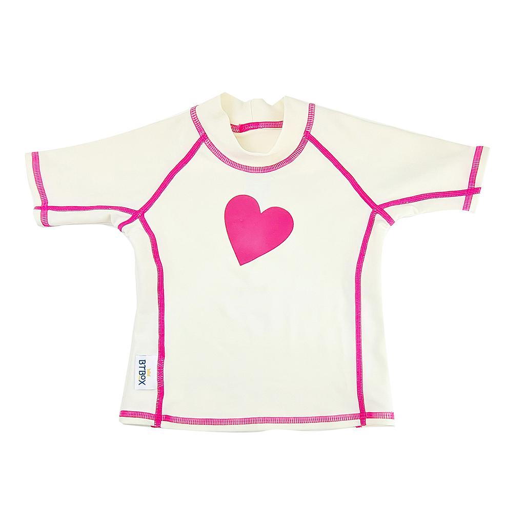 CAMISETA BTBOX SUMMER 2023 UPF 50+ M/C CORAZONES 6-12 MESES
