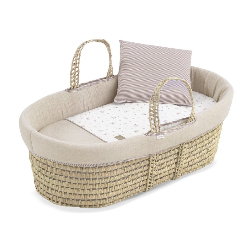 CAPAZO ACOLCHADO UNE GREENY BEIGE 39X80X25CM