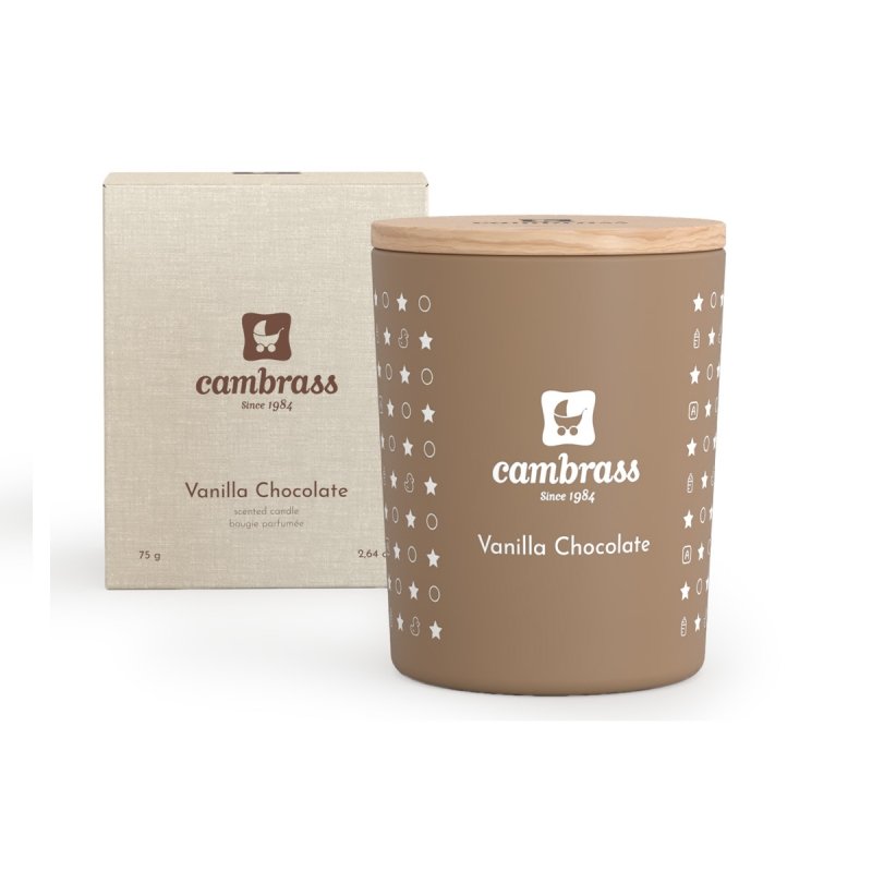 VELA AROMATICA 10 CL STAR VANILLA CHOCOLATE 5.5X5.5X6.5 CM