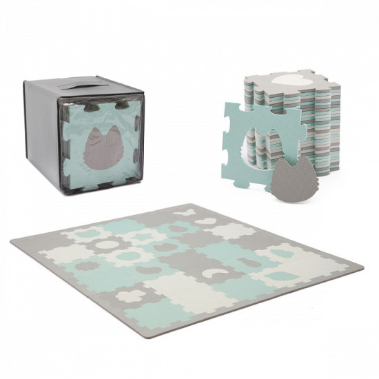 ALFOMBRA DE JUEGOS PUZZL 3D LUNO MINT