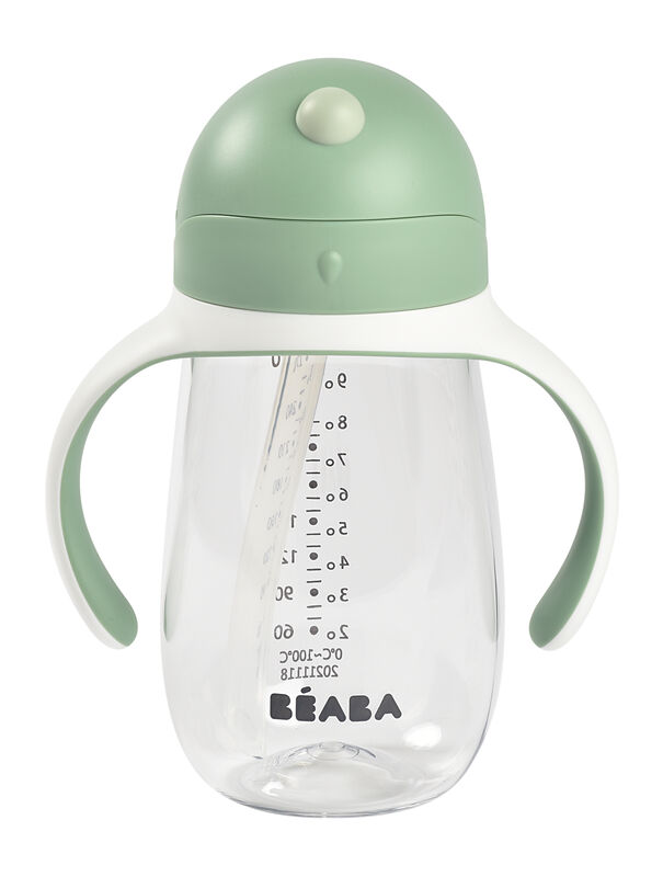 TAZA ANTIGOTEO C/ASAS C/CAÑITA 300ML VERDE SAGE
