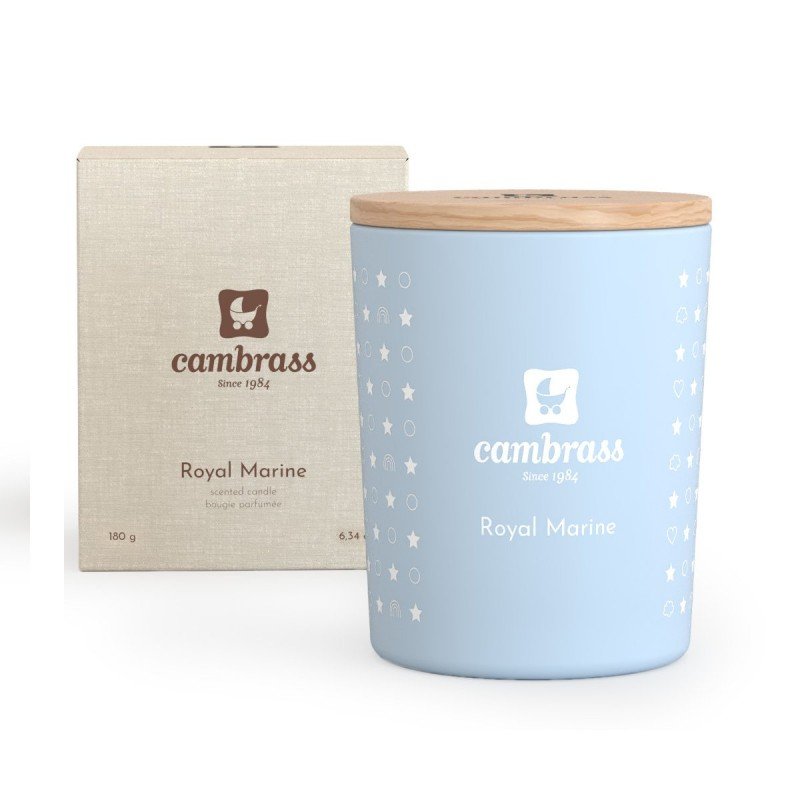 VELA AROMÁTICA 25 CL STAR ROYAL MARINE 7.5X7.5X9 CM