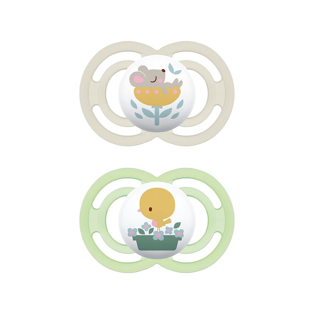 CHUPETE SILICONA PERFECT 16M+ UNISEX (2 ud)