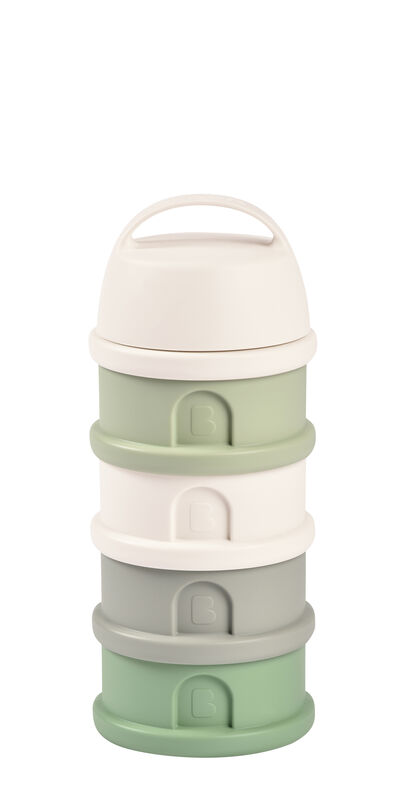 DOSIFICADOR APILABLE 4 COMP. COTTON/VERDE SALVIA/