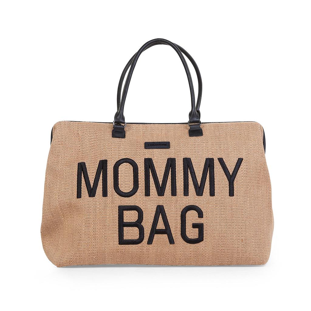 BOLSO MOMMY BAG GRANDE RAFFIA