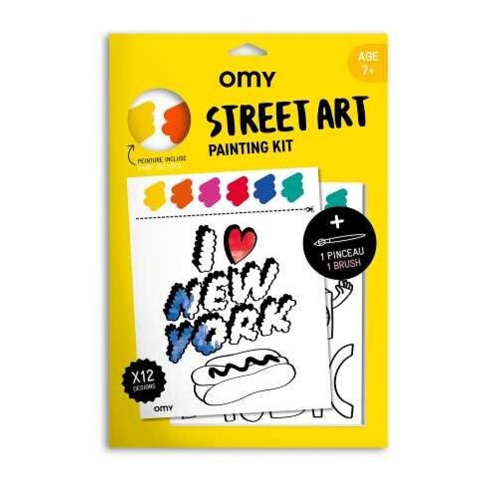 OMY KIT DE PINTURAS +7AÑOS STREET ART