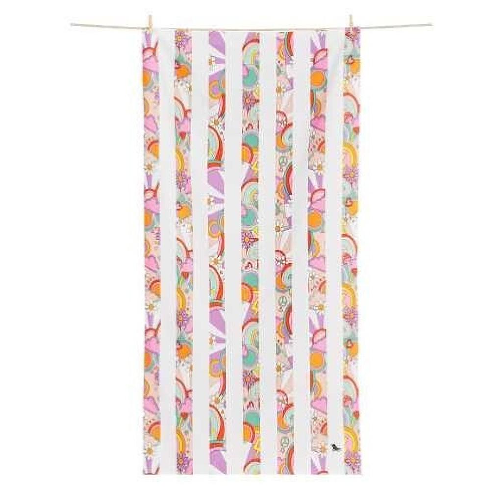 TOALLA DOCK&amp;BAY KIDS PINK POWER 160X90