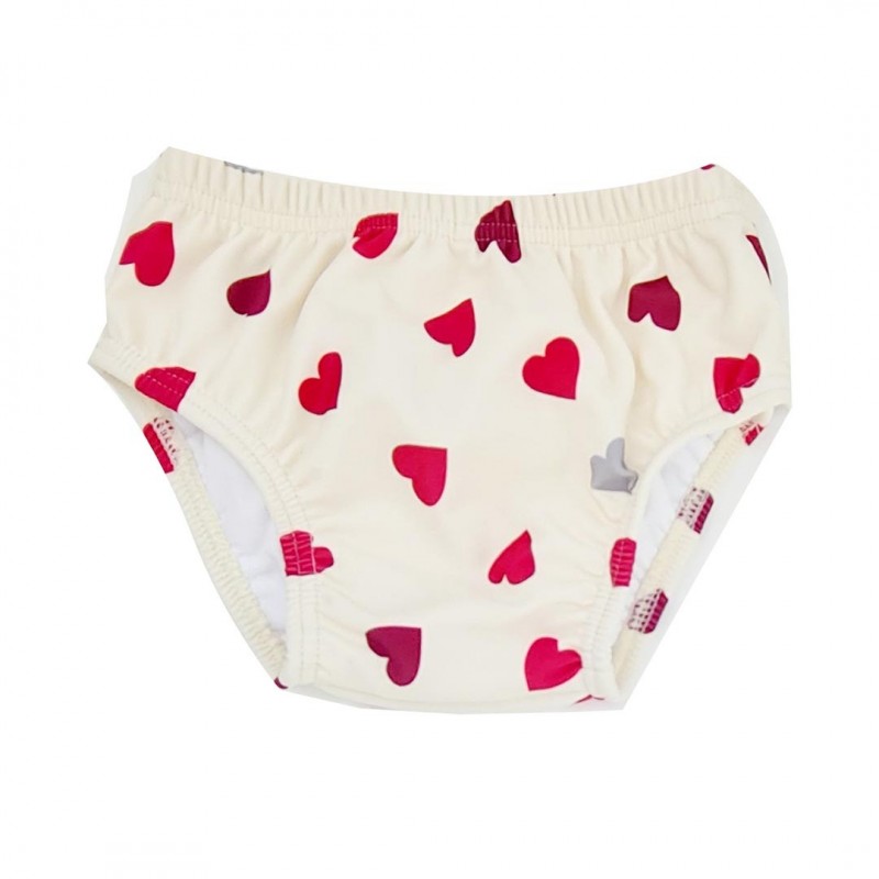 BAÑADOR PAÑAL BTBOX UPF 50+ CORAZONES 12-18 MESES