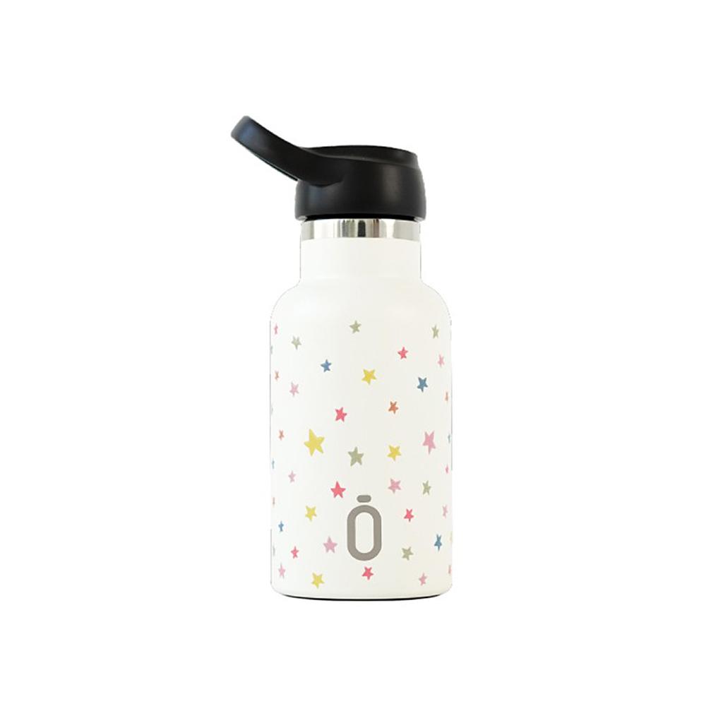 BOTELLA TERMICA RUNBOTT 350ML +TAPON SPORT ESTRELLAS NATA