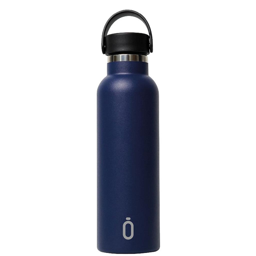 BOTELLA TERMICA RUNBOTT 600ML +TAPON STANDARD PLAIN MARINO