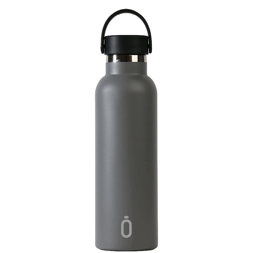 BOTELLA TERMICA RUNBOTT 600ML +TAPON STANDARD PLAIN GRIS DELFIN