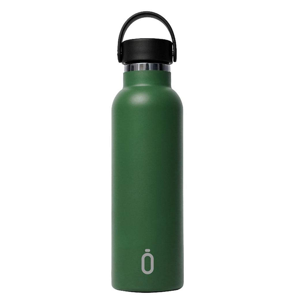 BOTELLA TERMICA RUNBOTT 600ML +TAPON STANDARD PLAIN OLIVA