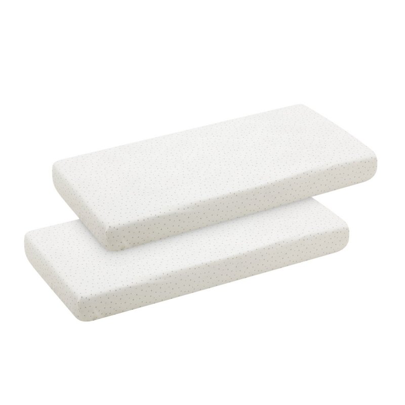 SABANA BAJERA CUNA 60 PACK 2 UNDS MAGIA GRIS