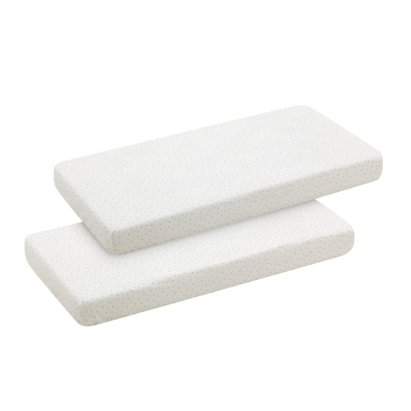 SABANA BAJERA CUNA 60 PACK 2 UNDS MAGIA BEIG