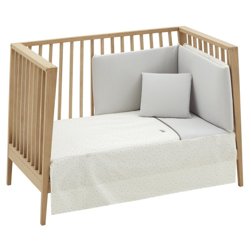 COLCHA+PROTECTOR CUNA 60 MAGIA GRIS