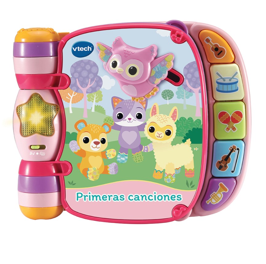 PRIMERAS CANCIONES LIBRO INTERACTIVO ROSA