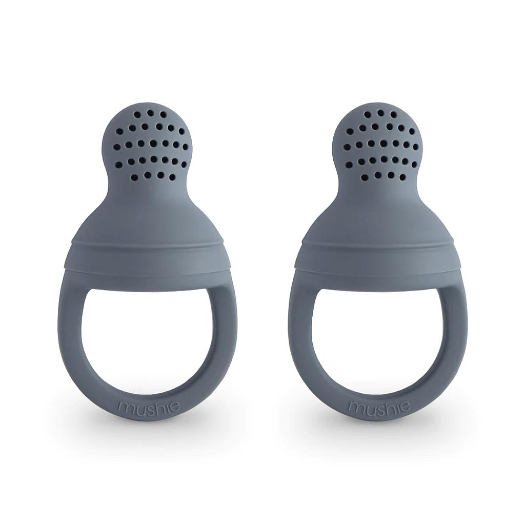 MUSHIE ALIMENTADOR DE SILICONA 2 UNDS SOLID TRADEWINDS