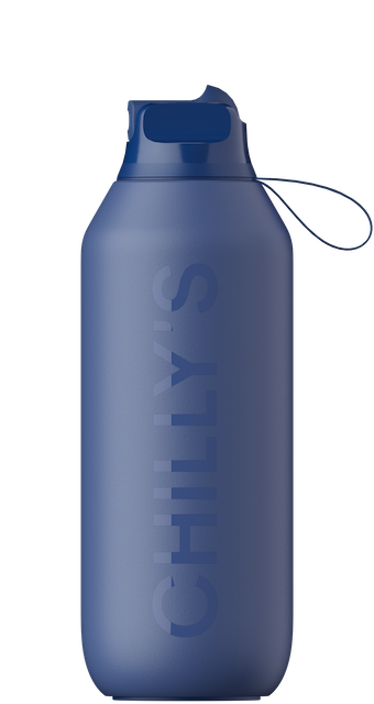 BOTELLA CHILLY´S SERIE 2 FLIP 500ML AZUL WHALE