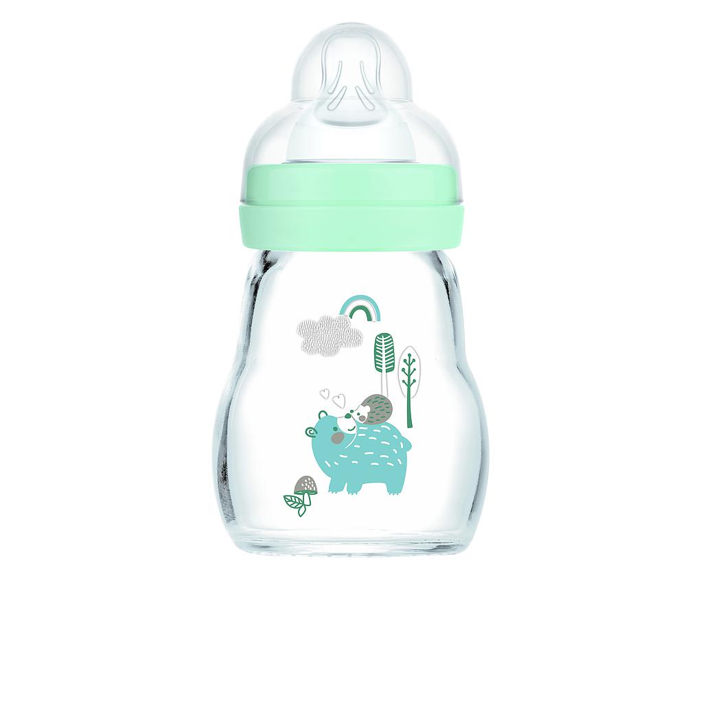 MAM BIBERON CRISTAL FEEL GOOD +0M 170ML azul
