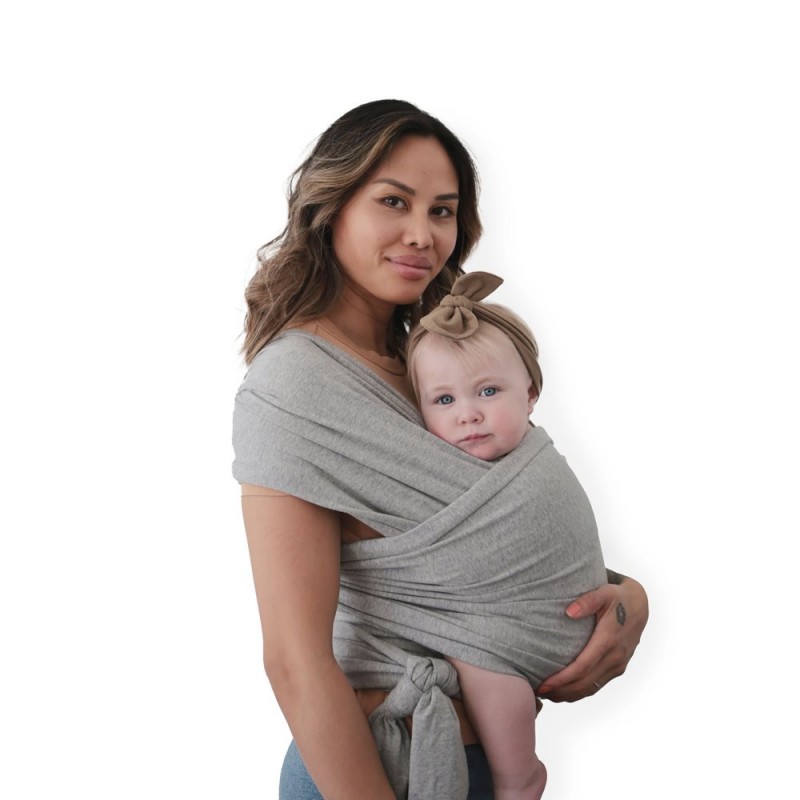 MUSHIE FULAR PORTABEBE GRAY MELANGE 540X45 CM