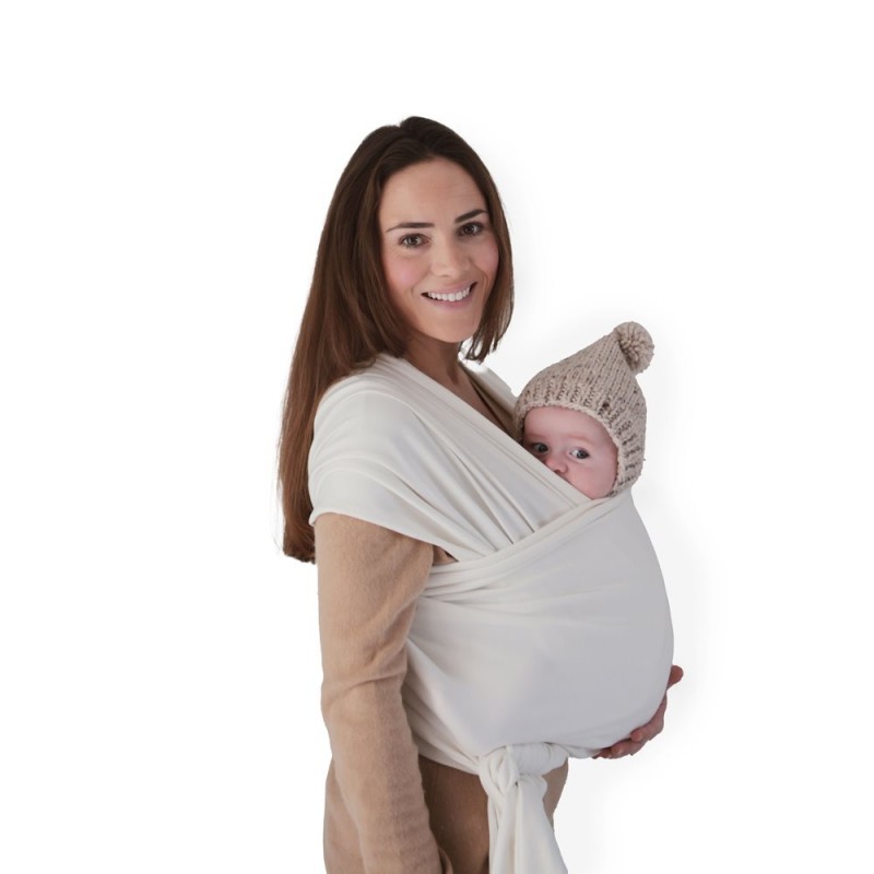 MUSHIE FULAR PORTABEBÉ IVORY 540X45 CM