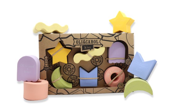 Oli&amp;Carol GEOMETRICAL FIGURES set of 6