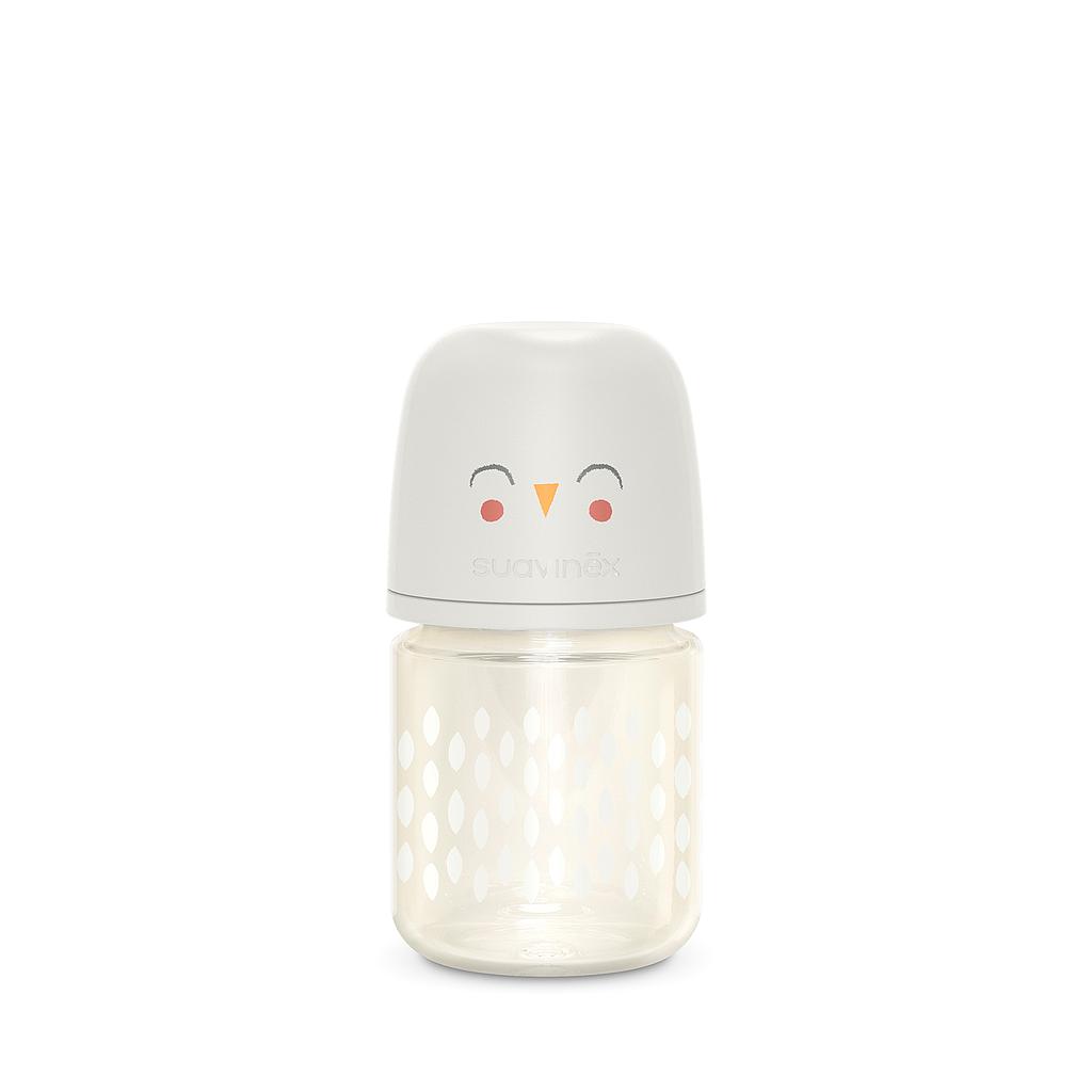 BIBERON VIDRIO 120ML BONHOMIA FEATHER BEIGE
