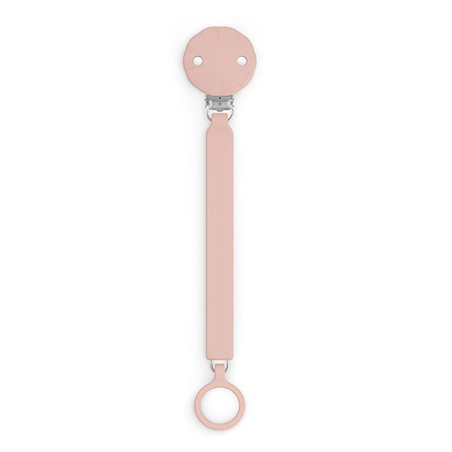 CADENA DE CHUPETE C/BROCHE SILICONA WONDER INTENSE COLOR PALE MAUVE