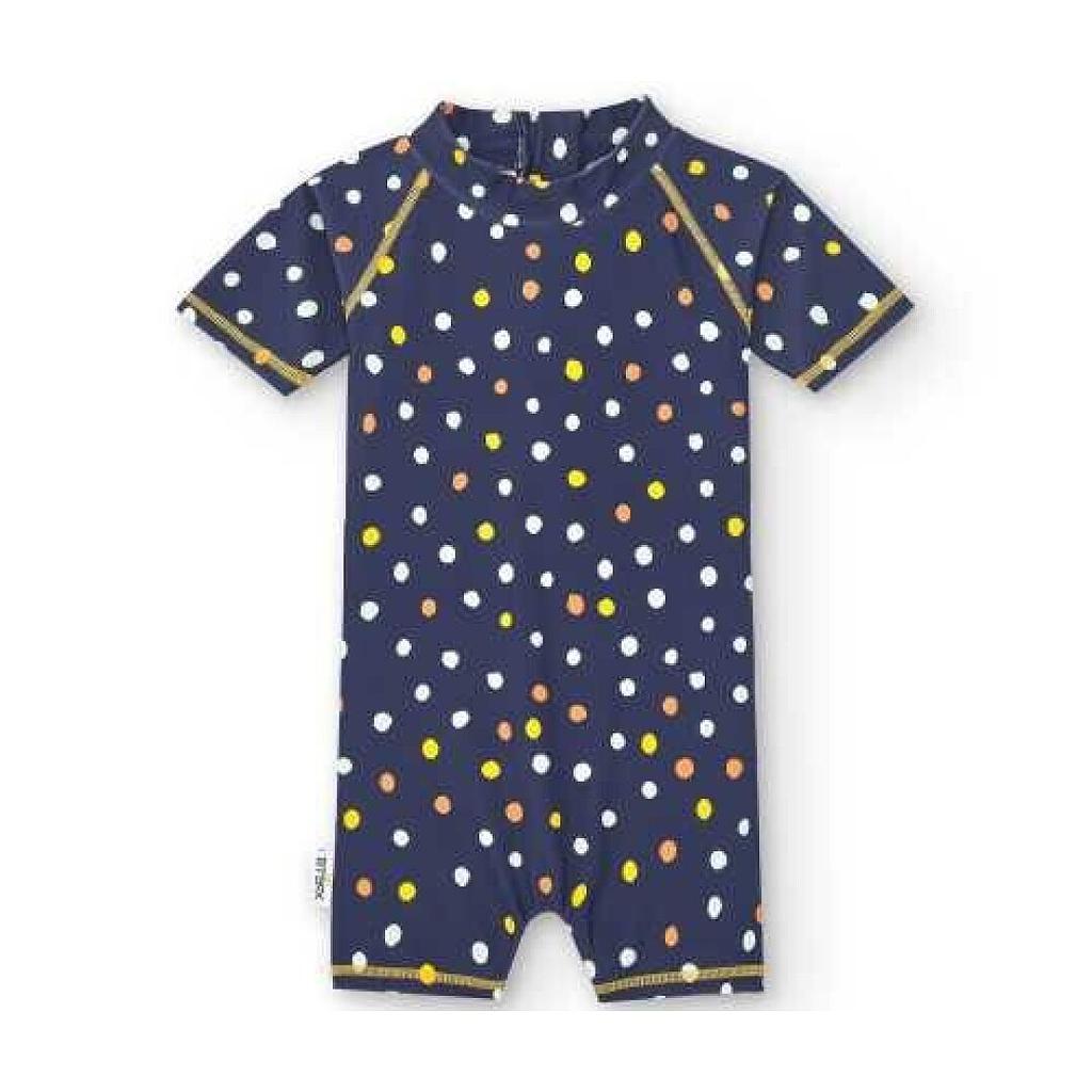 MONO BTBOX UPF50+ M/C 6-12 MESES LUNARES NAVY SUMMER 2024