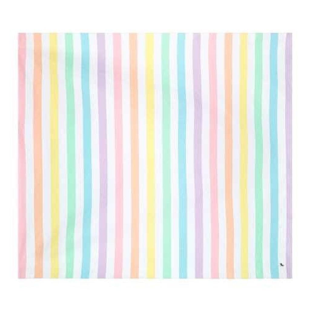 TOALLA MANTA PICNIC DOCK&amp;BAY RAINBOW PASTEL XL 170X240CM