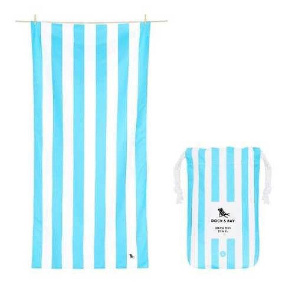 TOALLA DOCK&amp;BAY KIDS CABANA AZUL PASTEL 160X90