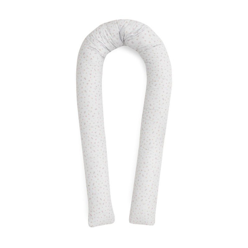 RULO PROTECTOR DE CUNA 15X225X10CM PLUMETI ROSA