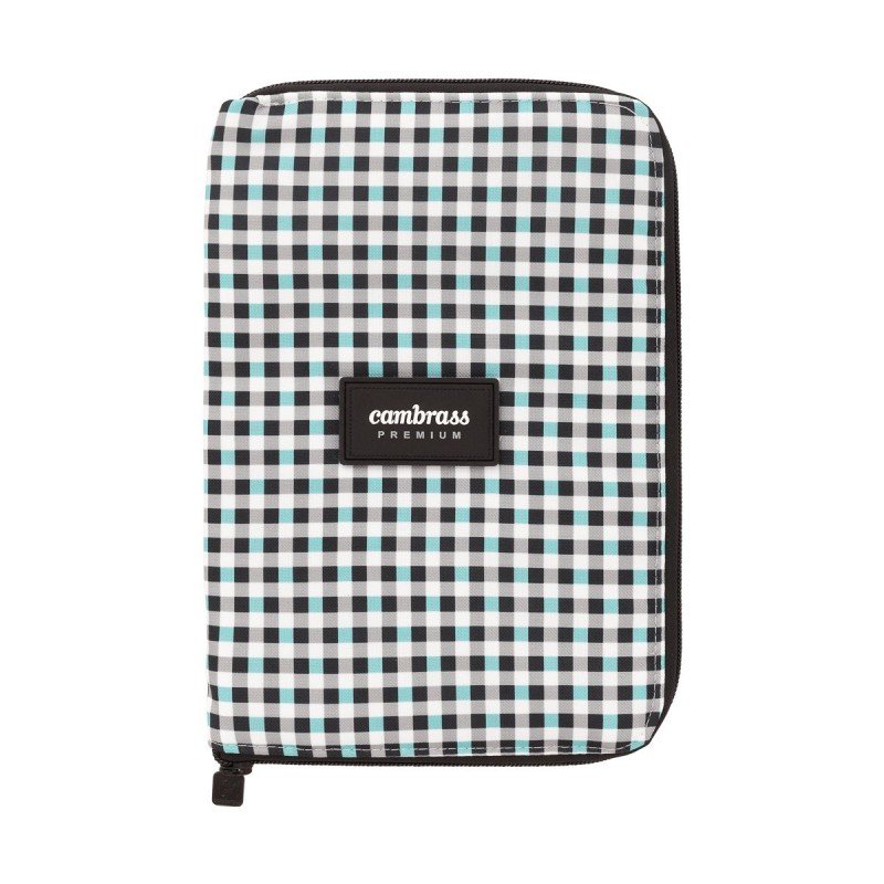 PORTADOCUMENTOS NEW VICHY AZUL 3X19X27CM