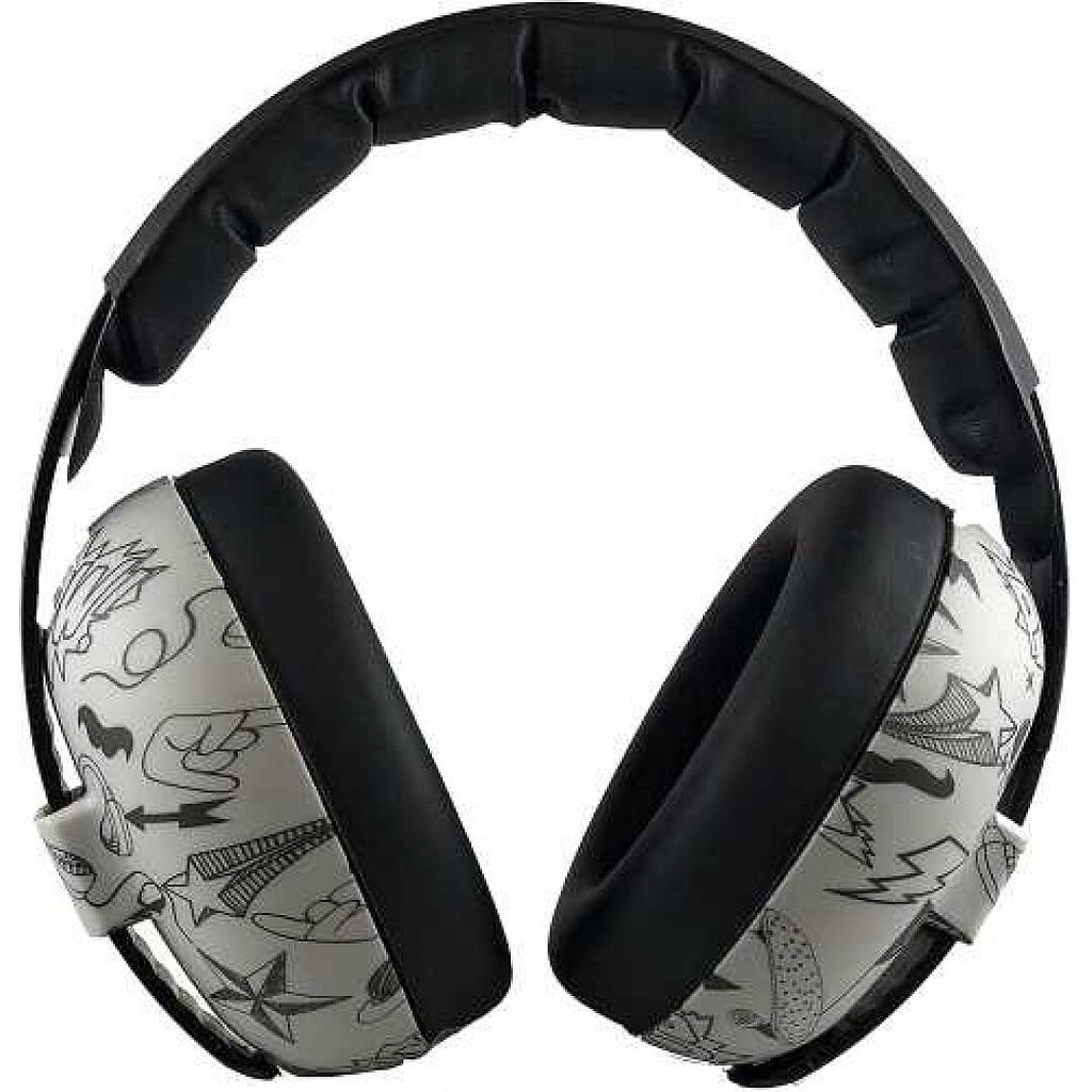 AURICULARES ANTIRUIDO BANZ BABY 0-3 AÑOS GRAFITTI BABY