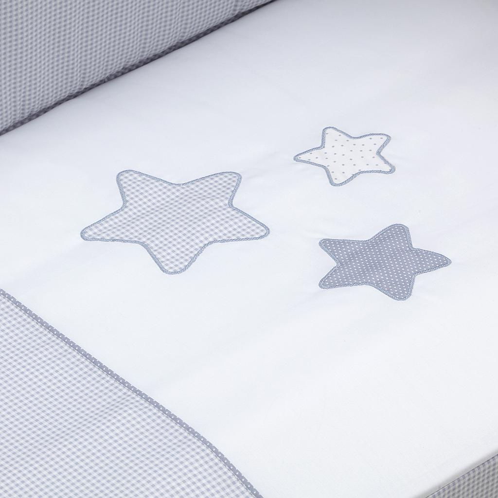 COLCHA+PROTECTOR CUNA 60 NIGHT CELESTE