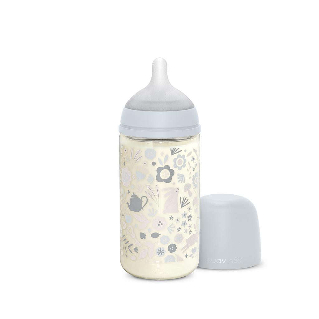 BIBERON CRISTAL 240ML WONDERLAND AZUL