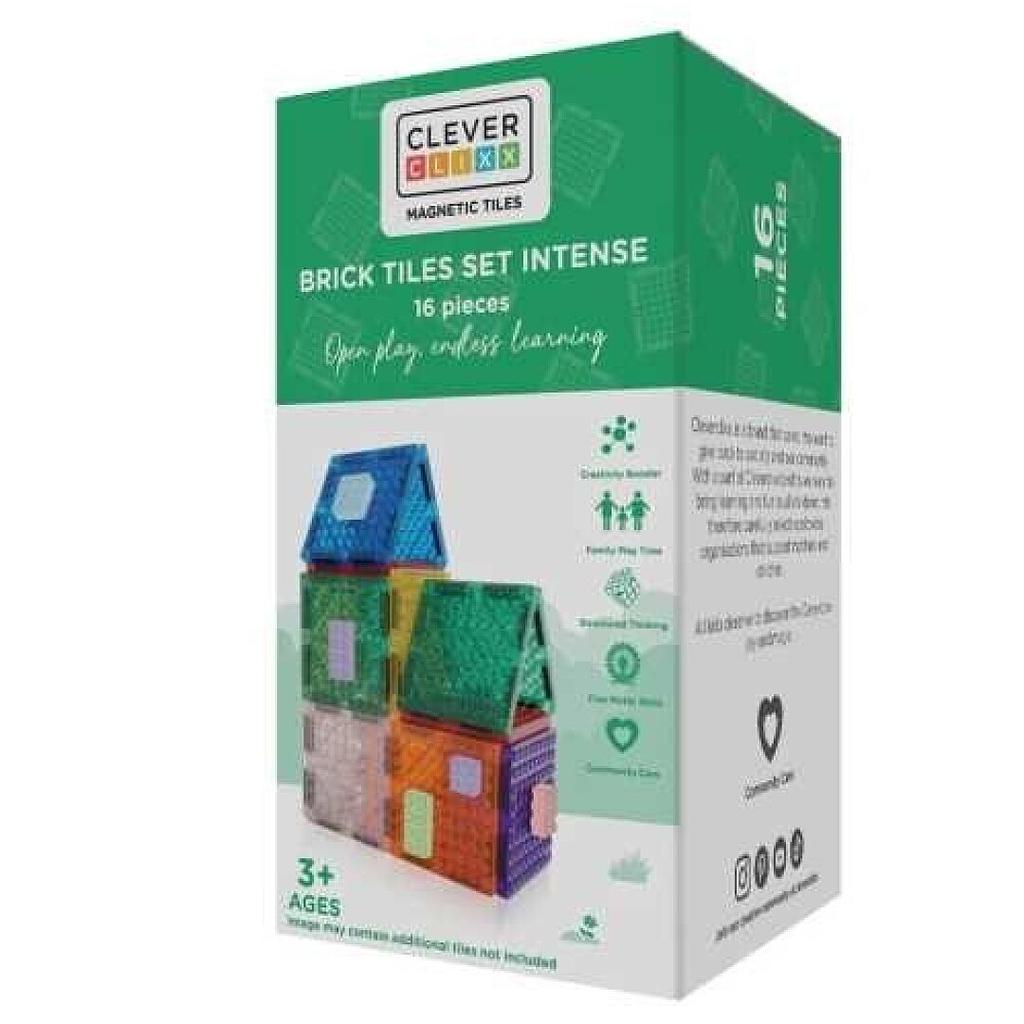 CLEVERCLIXX PACK BALSOSAS LADRILLO COLORES VIVOS 16 piezas