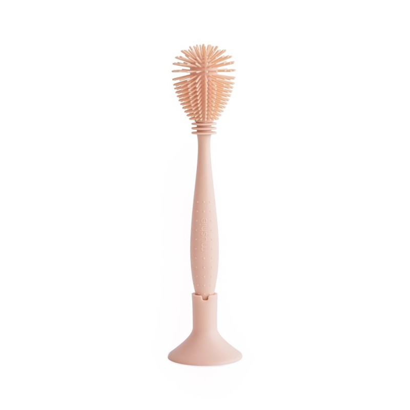 CEPILLO SILICONA PARA BIBERON SOLID BLUSH