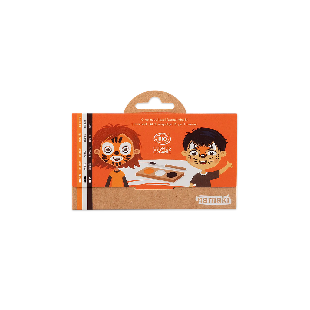 KIT MAQUILLAJE 3 COLORES Tigre &amp; Zorro