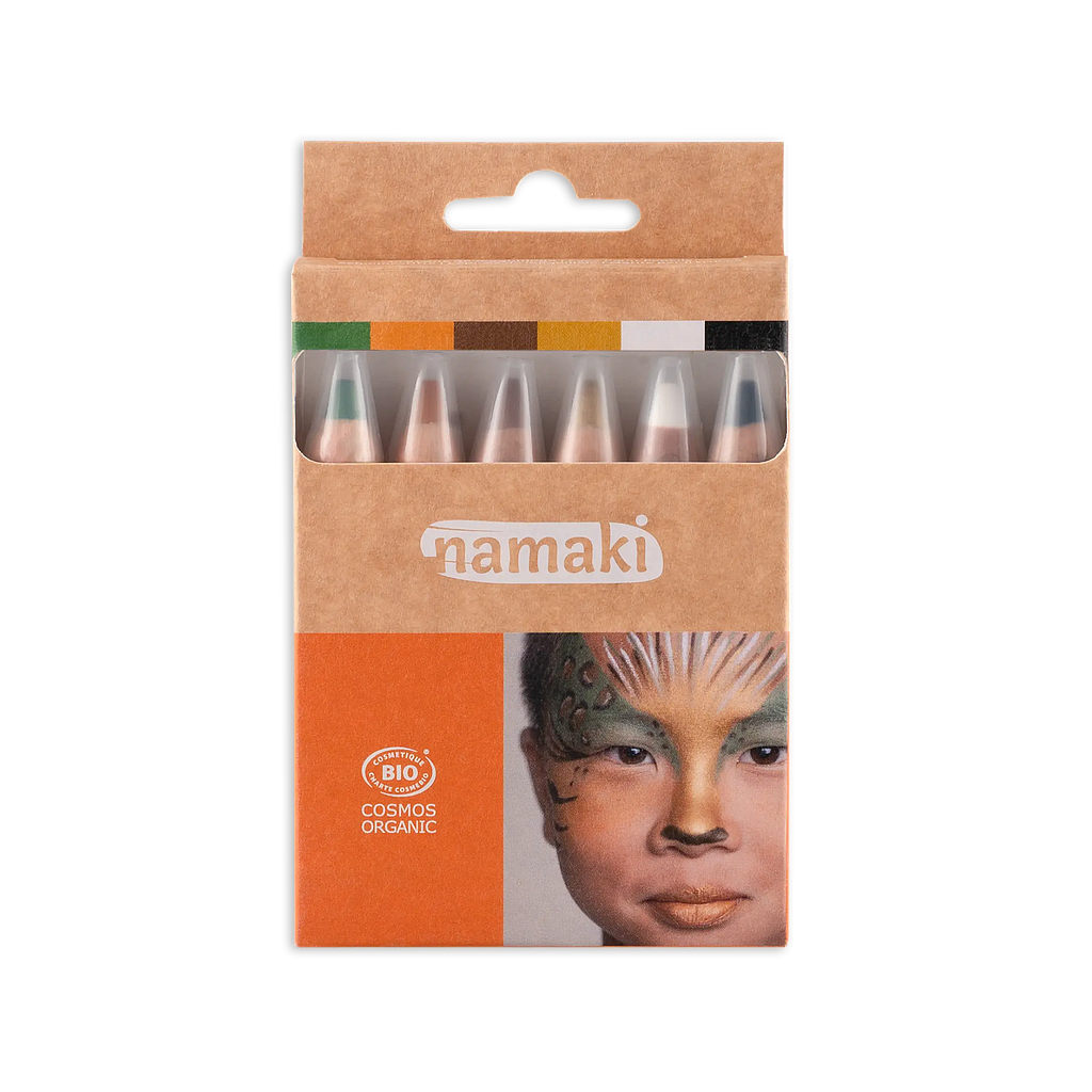 SET 6 LAPICES MAQUILLAJE NAMAKI-VIDASALVAJE