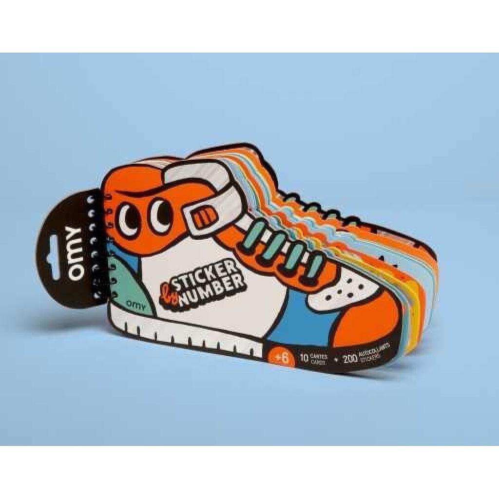 OMY LIBRETA DE PEGATINAS NUMERADAS STREET