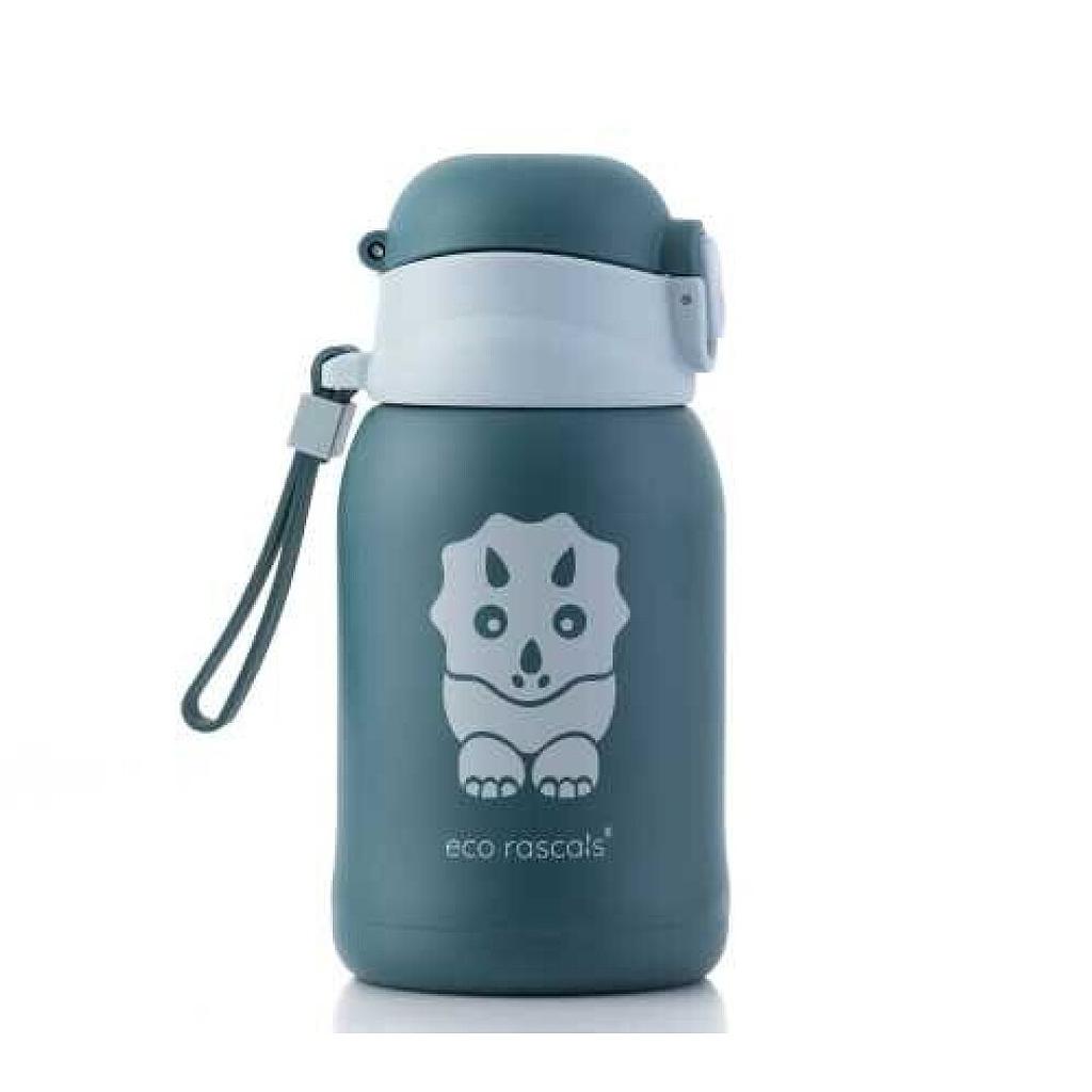 BOTELLA INOX ECO RASCALS 480 ml DINOS TEAL