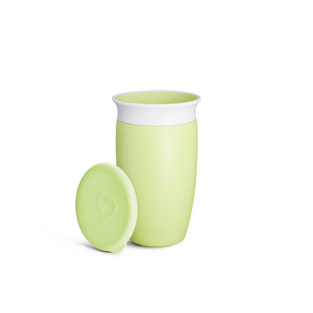 MUNCHKIN Miracle 360º - Taza antigoteo con tapa 295ml verde