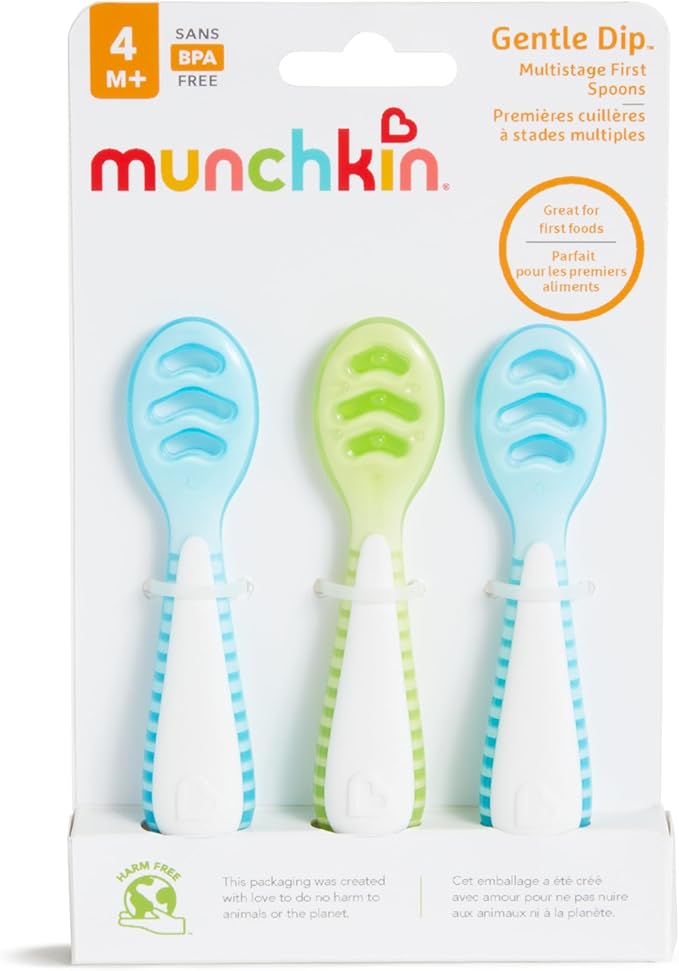 MUNCHKIN Pack 3 Cucharas de iniciacion a Baby-Led Weaning