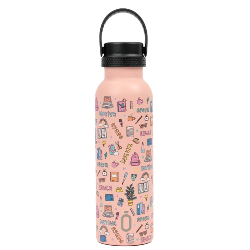BOTELLA TERMICA RUNBOTT 600ML +TAPON ENFERMERA EN APUROS EDUCA