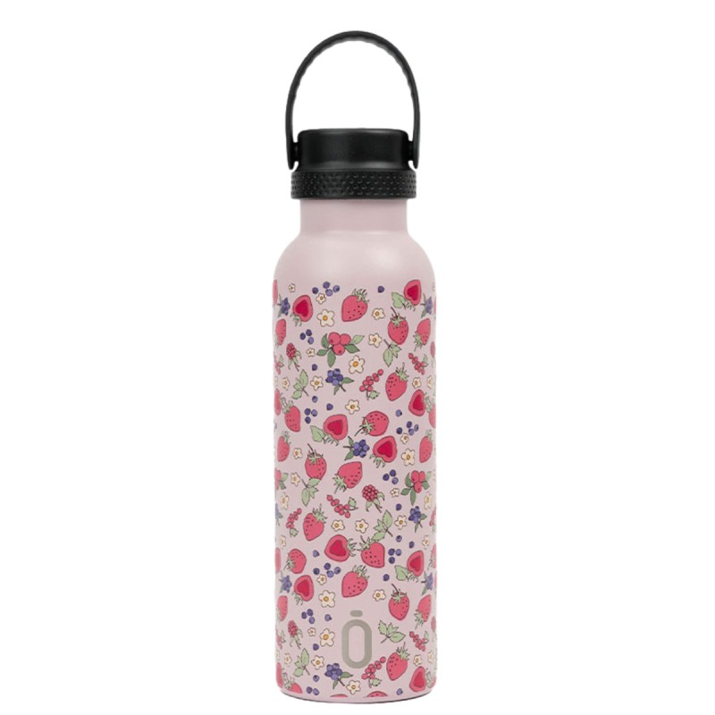 BOTELLA TERMICA RUNBOTT 600ML +TAPON ENFERMERA EN APUROS STRAWBERRY