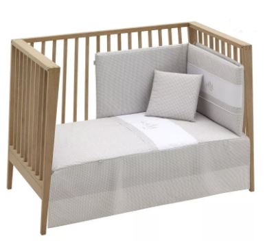 COLCHA+PROTECTOR CUNA 60 MINI WINDSOR CRUDO