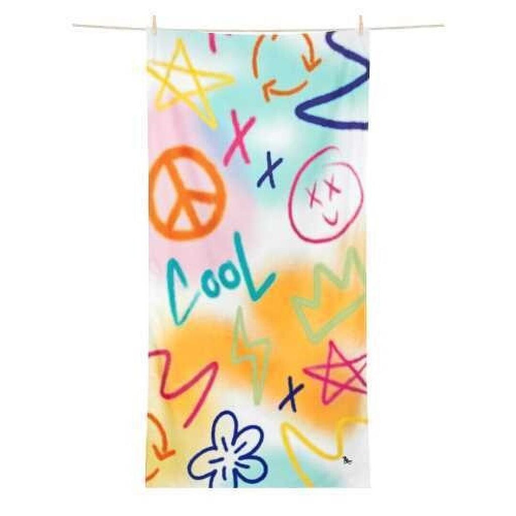 TOALLA DOCK&amp;BAY KIDS 160X90 GRAFITTIS